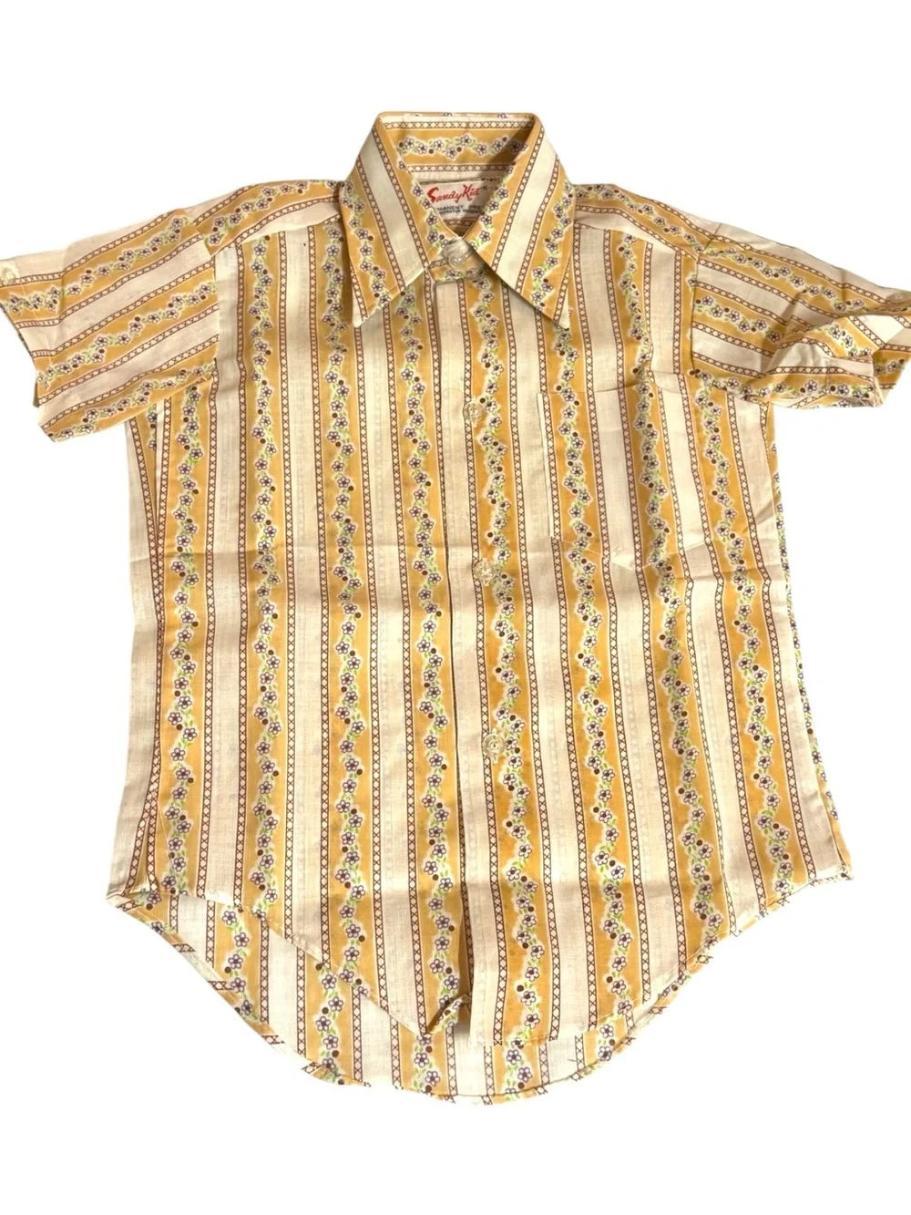 NWOT Vtg Kids Button Down Shirt Sz 6
